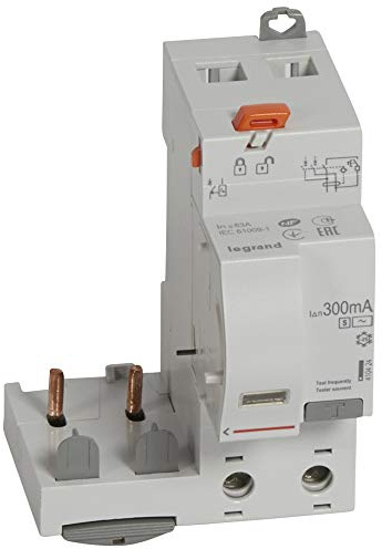 Bloc différentiel adaptable DX³ 2P 230V~ - 63A - typeAC 300mA sélectif - pour disj 1 module/pôle