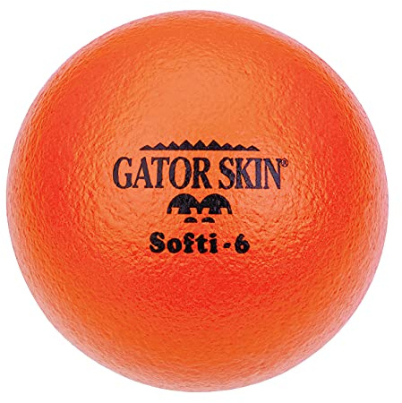 S&S Worldwide W4794OG Gator Skin Softi Ball-Orange, 6 inch