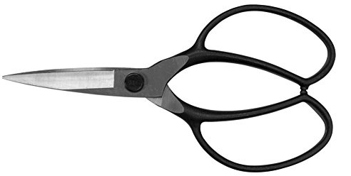 Okatsune No. 201 Plant Shears, A-Shaped, with Sack, Silver