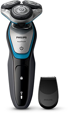 Philips S5400/06 Series 5000 Aqua Touch Electric Shaver with Smart Click Precision Trimmer