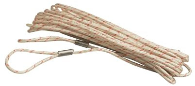 Sport-Thieme Ersatz-Spannseil aus Kevlar | Für alle Sport-Netze geeignetes Kevlar-Seil | Länge: 11,7 Meter | Multi-Position Lenker | Mit 2 Schlaufen | Deutsche Markenqualität