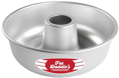 Fat Daddio's RMP-9 Anodized Aluminum Ring Mold Pan, 9 x 2 3/4 Inch, Silver