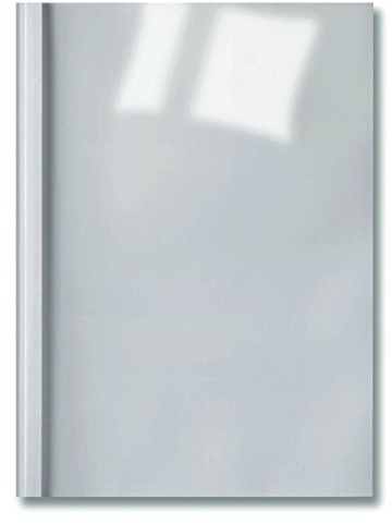 GBC Standard Thermal Binding Covers, 12 mm, 110 Sheet Capacity, A4, White, Pack of 100, IB370175