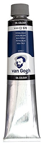 Van Gogh Ölfarbe, 200ml Tube, Phthaloblau 570