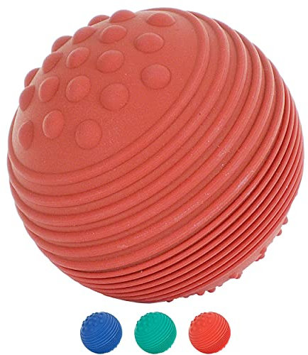 Sport-Tec Physio Reflexball mit Noppen Massageball Motorik Training Entspannung, 7 cm