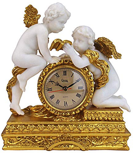 Design Toscano Chateau Carbonne Cherub Pendeluhr, 10 x 24 x 26,5 cm