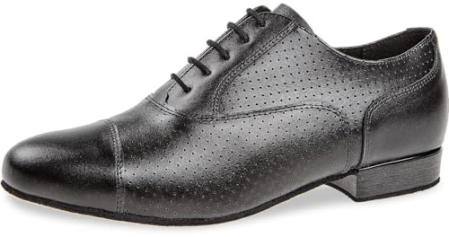 Diamant Hommes Chaussures de Danse 088-076-042 - Cuir Noir - Cambrure Haute - 2 cm Standard [UK 9]