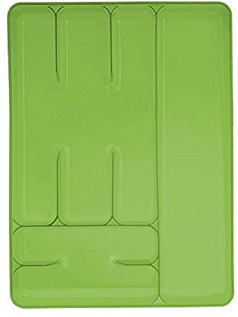 Excelsa Rainbow Range-Couverts 6 Compartiments Vert