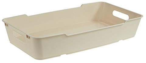 keeeper Aufbewahrungsbox für Küchenhelfer, Strukturierte Oberfläche, 5,5 l, Lotta, Creme