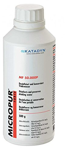 MICROPUR Forte MF 50'000P Pulver Wasserentkeimung Trinkwasser, Gewicht:500g