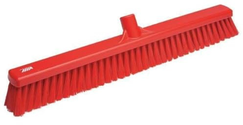Vikan, Red Broom,Push,Soft,24,PP/PBT, 3199