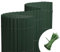 jarolift Canisse en PVC Standard Brise Vue pour Jardin Balcon Terrasse Habillage De Balcon Clôture,160 x 700 cm (1x 3m + 1x 4m De Longueur),Vert, Inclus 100 Serre-Câbles Vert