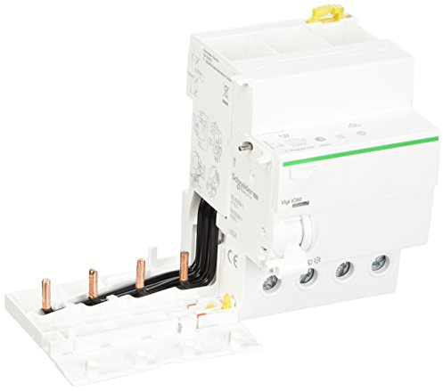 Schneider A9V51463 Bloc FI-Block Vigi iC60L, 4P, 63A, 30 mA, Type A