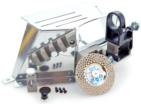 Kaindl Schärfstation KSS – Schärfgerät für HSS/HM-Bohrer & Sägeblätter mit Diamant-Schleifscheibe (Kerbe)