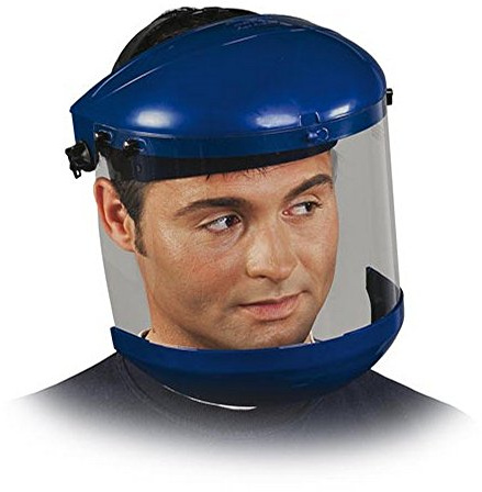 Reis OTN Gesichtsschutzschild, Transparent-Blau, Uni Größe