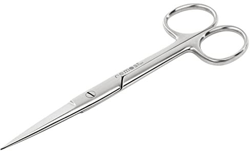 REMOS forbici per la casa, forbici universali, a punta, bordo dritto, 14,5 cm, acciaio inossidabile