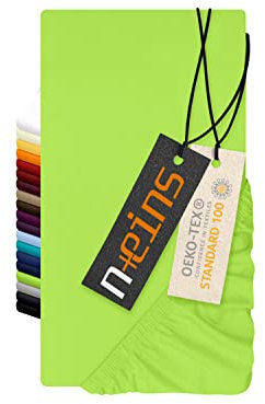 npluseins Luxus Wasserbett Spannbettlaken apfelgrün 180-200 x 200-220 cm