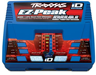Traxxas EZ-Peak Plus 100W NiMH/LiPo Dual Charger, 2972