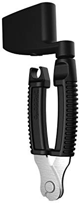 D'Addario Pro-Winder Enrollador de cuerdas para guitarra baja, cortador y extractor de clavijas de puente, herramienta todo en uno para encordar guitarras