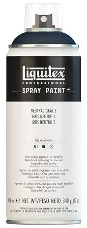 Liquitex Professional Peinture acrylique Aérosol 400 ml Gris Neutre 3