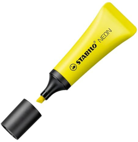 Textmarker - STABILO NEON - Einzelstift - gelb