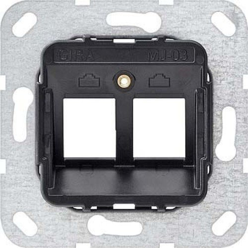Gira 560300 Modular Jack 3, 2-Fach Tragring