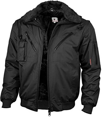 Qualitex PILOTJACKE 100% PES MIT TEDDYFUTTER+ABTRENNB.ÄRMELN Größe M