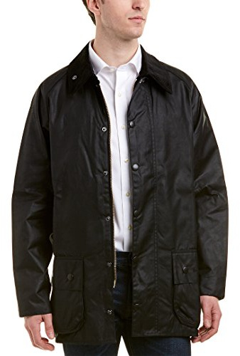Barbour Beaufort Wax Jacket Black SM (36)