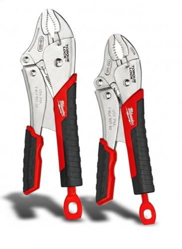 Milwaukee 48-22-3402 Torque Lock Curved Jaw Locking Pliers Set (2 Pieces)