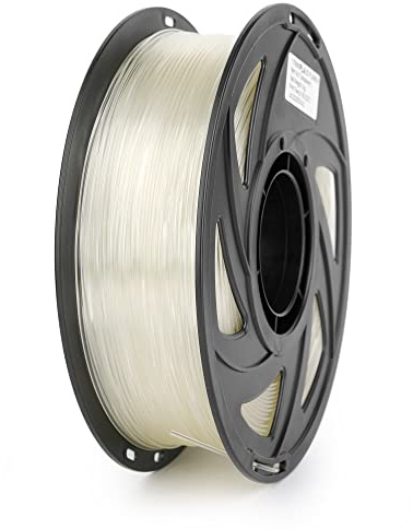 S SIENOC 3D Drucker PLA+ Filament 1,75mm 3D Drucker Filament Transparent 1KG (PLA+ Transparent)