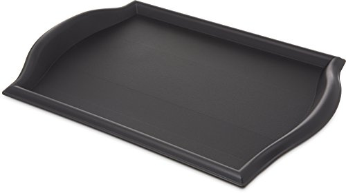 Carlisle FoodService Products 1217BT03 Bistro Plastic Café Tray, 12 X 17, Black