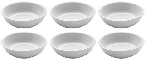 Maxwell & Williams 6er Set Dipschalen White Basics Round D. 7cm H. 2cm weiß