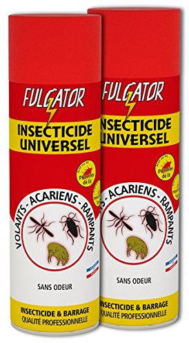 Fulgator - Insecticide Barrage - Insecticide Universel - Tous Insectes / sans Odeur - 500 ml - Lot de 2
