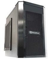 Silverstone SG03B-F Mini-Tower Nero - Computer case (Mini Tower, PC, Alluminio, Acciaio Inossidabile, Nero, Micro ATX, 200 mm)