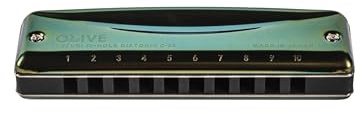 Suzuki Olive C20 10 Hole Diatonic Harmonica - Key of C