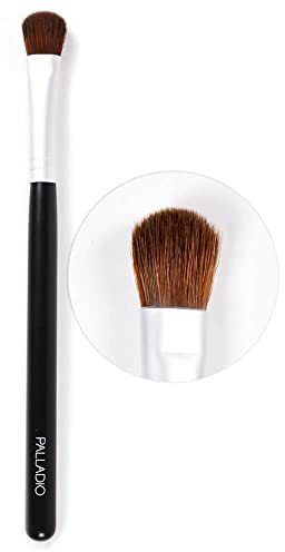 Palladio Shadow Blending Make-up-Pinsel, breiter Pinselkopf, makelloses Verblenden, glatte Oberfläche, synthetische Naturborsten, weiches Gefühl, bequemer Griff, professionelle Anwendung