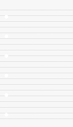 BRUNNEN Ringbucheinlagen | A7, liniert, weiß, 50 Blatt