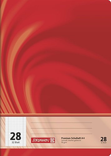 Brunnen 20 x Schulheft Young Vivendi A4 Lineatur 28 90 g/qm 32 Blatt