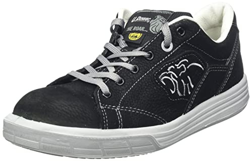 UPOWER Unisex Sn2015442 UPower säkerhetssko EN 20345 ESD S3 SRC Amazon storlek 42 läder läderfoder svart, flerfärgad, EU