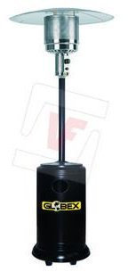 GLOBEX - Estufa de gas GLP tipo seta de 222 cm con ruedas, 13 kW