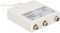 Metronic 432176 - Amplificador de interior con ajuste de ganancia FM-UHF, ganancia ajustable hasta 30 dB, protección 4G, tomas de TV, diámetro 9,52 mm, color: blanco
