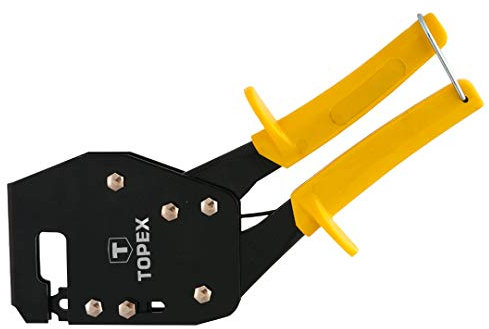 Topex Profi Trockenbau Zange für Ständerwerk Verbundzange 260 mm, Krimperzange