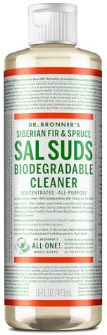 Dr. Bronners 371592 Sal Suds Cleaner Liquid 16 oz.