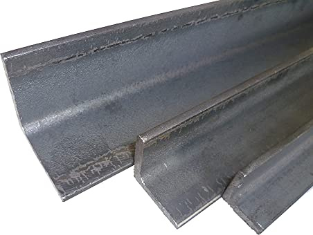 B&T Metall Équerre en acier 20 x 20 x 3 mm en longueurs de 2000 mm + 0/-3 mm S235 (1.0038 ST37)