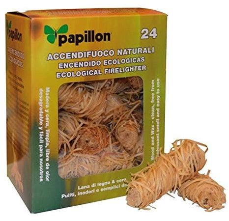 ACCENDIFUOCO NATURALE PER BARBECUE cf. 24 pz