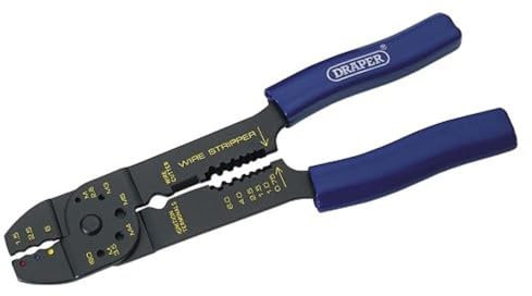 Draper 13657 4-Way Crimping Tool,Blue,black