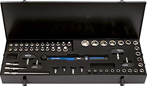 KS Tools 516.1435 1/2 Ergotorqueprecision Ratschen-Drehmomentschlüssel-Satz Drehknopf, 20-100Nm, 49-tlg
