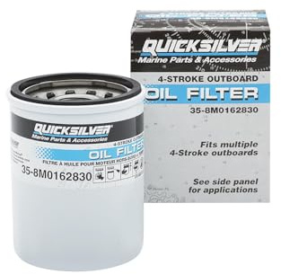 Quicksilver 8M0162830 oljefilter för Select Mercury och Mariner 4-takts-utombordare 25-115hp