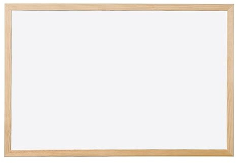 Q-Connect Wooden Frame Whiteboard 600 x 400 mm