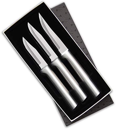 Rada Cutlery Paring Knife Galore Gift Set (S01), 3-Piece Knife Set, Stainless Steel Blades, Sliver Handle